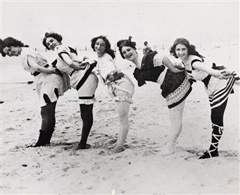 (FASHION--BATHING BEAUTIES) A group of 11 photographs of women in bathing suits, including some on the beach and others in studio setti